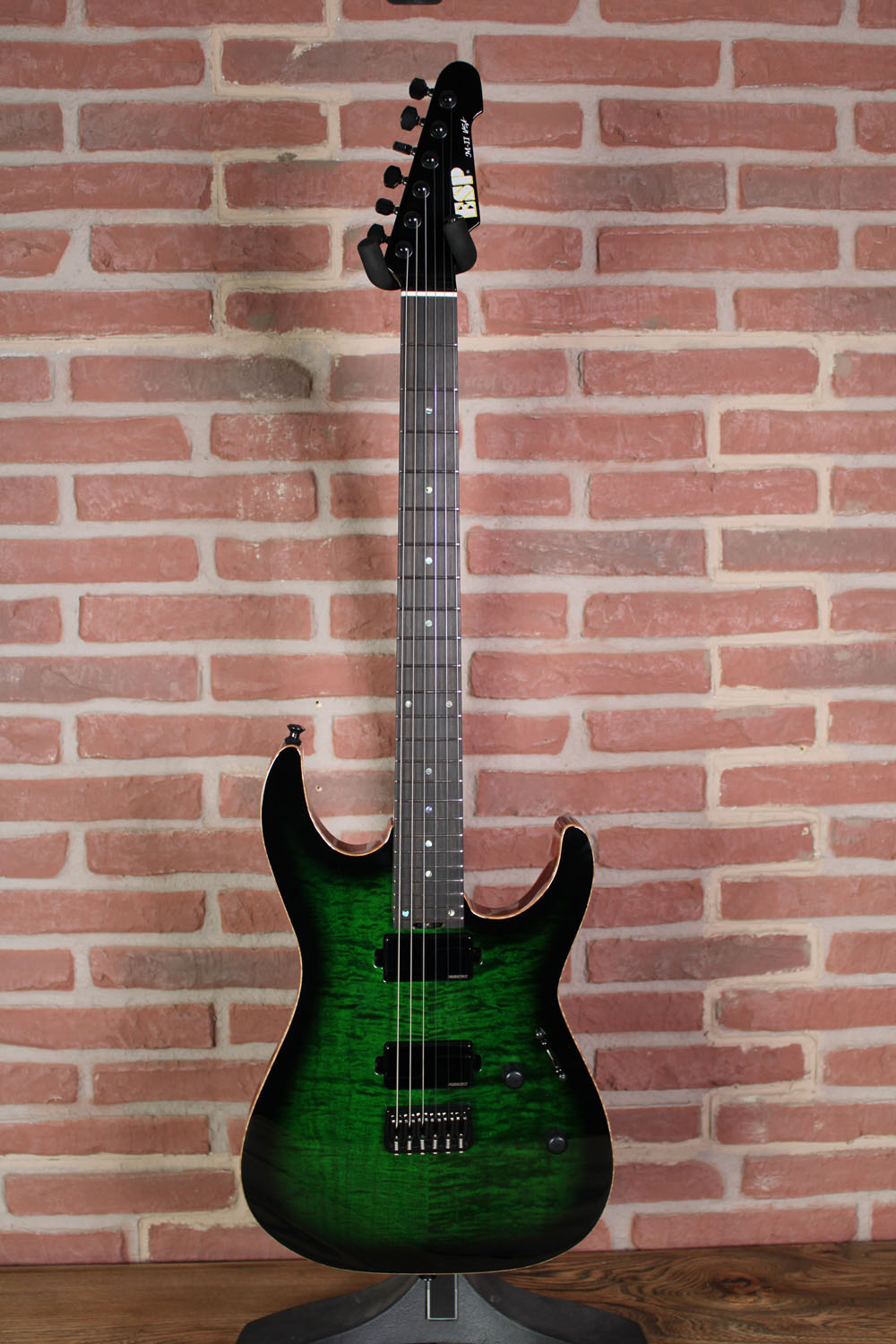 USA M-II HT FM Dark  Green Sunburst Fishman Modern